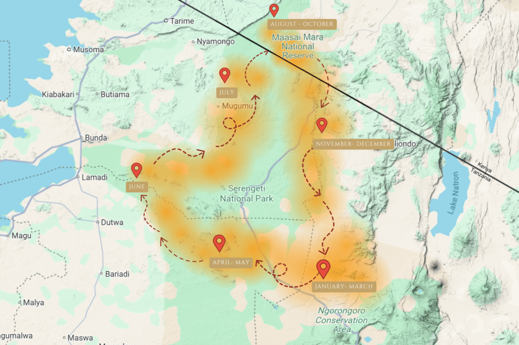 great migration map