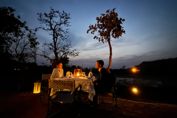 bush meals during tiger safari